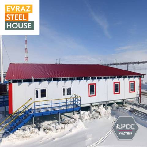 EVRAZ STEEL HOUSE поставил модульный пожарный пост в Заполярье