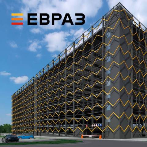 Три новых паркинга из металлокаркаса ЕВРАЗа построят в Московской области